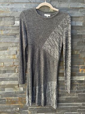 rag & bone Gray Long-Sleeve Knit Dress